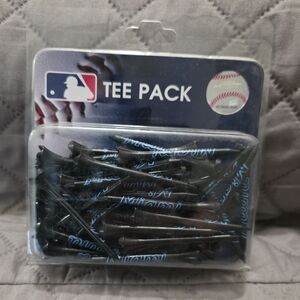 Miami Marlins 40pk 2 3/4" Plastic Golf Tee Pack